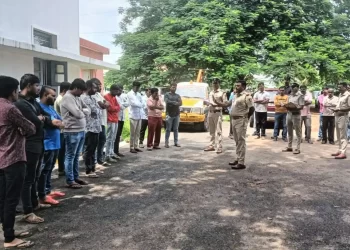 ಚನ್ನಪಟ್ಟಣ ಸರ್ಕಲ್ ಪೊಲೀಸ್ ವ್ಯಾಪ್ತಿಯಲ್ಲಿ ರೌಡಿ ಪರೇಡ್ ನಡೆಸಲಾಯಿತು